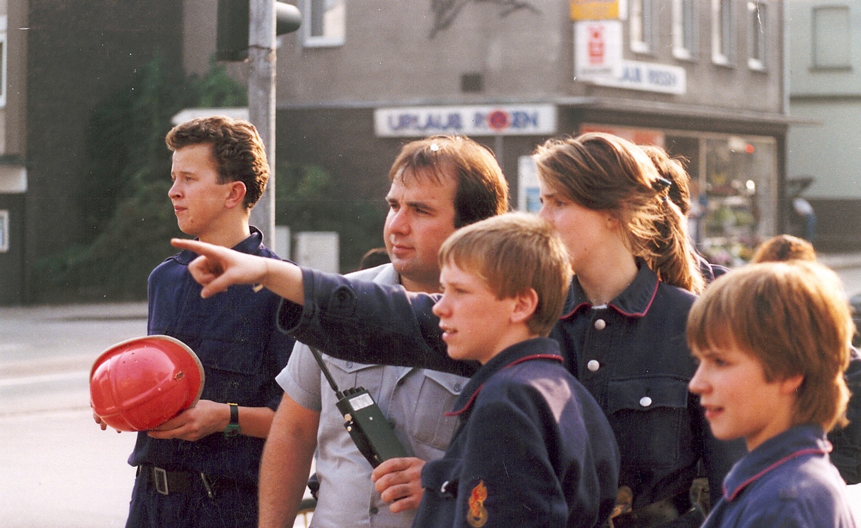 Von Kindesbeinen an: Die Feuerwehr.